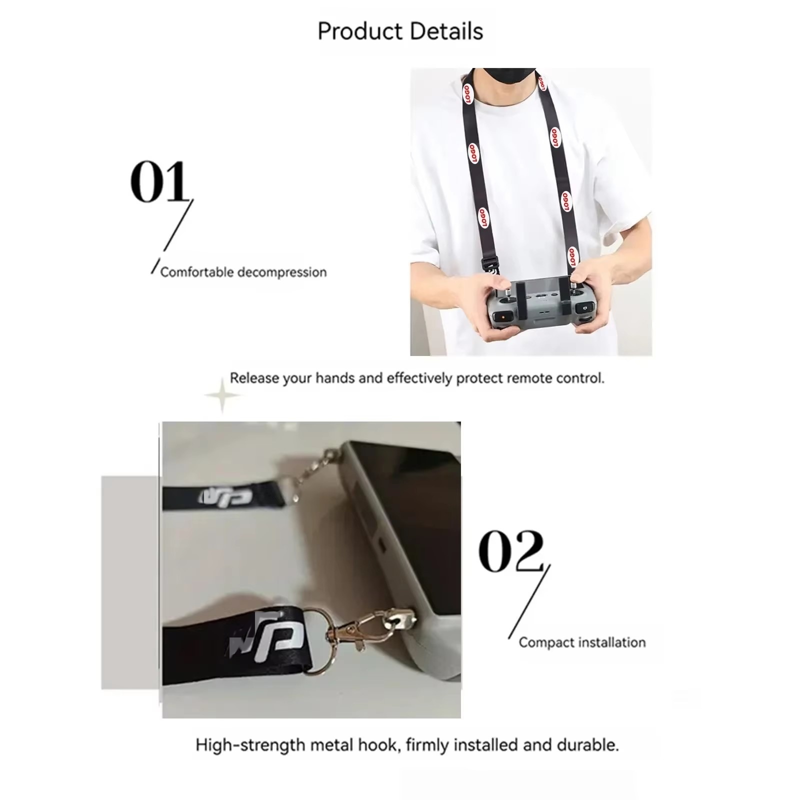 Lanyard for DJI RC & RC 2 & RC - Drone Neck Strap recension och pris