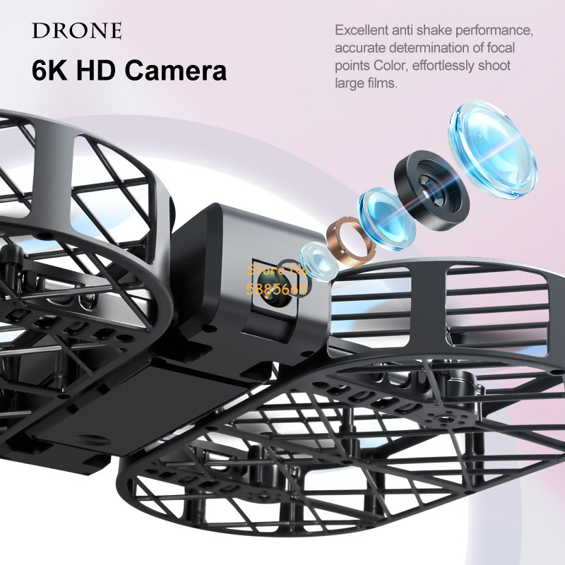 8K HD Camera 360° Protection O - Drone Remote Controller Lanyard recension och pris