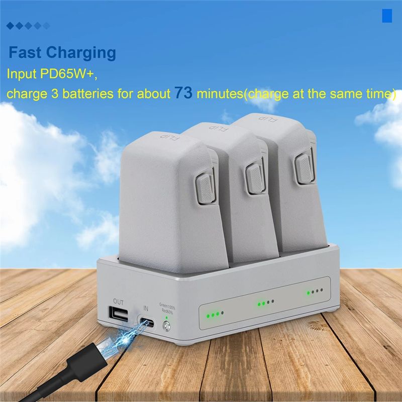 B92B Three-Way Charging Hub fo - Drone Charging Hub recension och pris