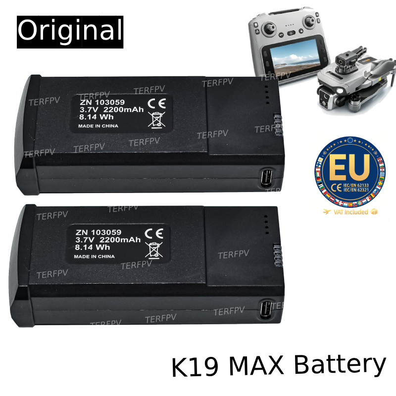 Original Drone Battery For K19 - Eachine Drone E58 recension och pris
