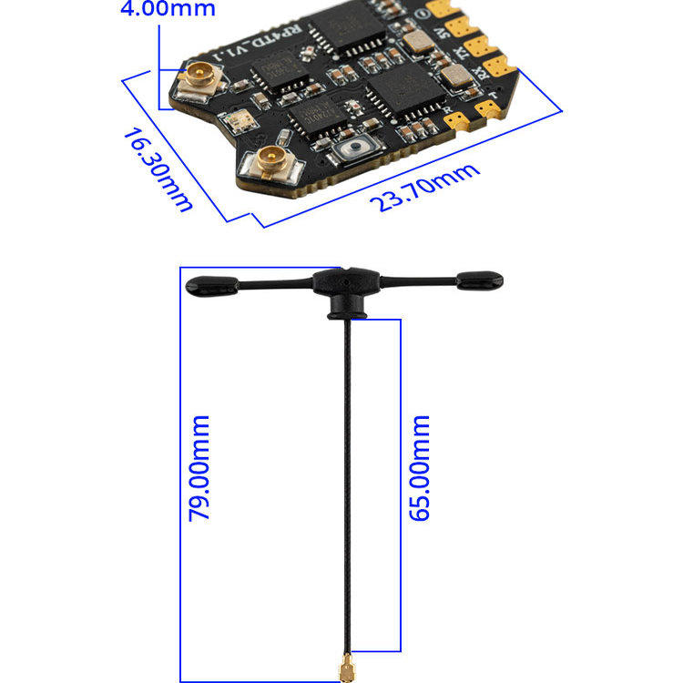 RadioMaster RP4TD ExpressLRS 2 - Drone Control Stick recension och pris