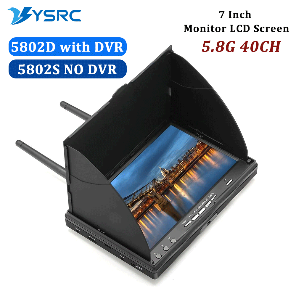 5.8G FPV DVR LS5802D 7 Inch Mo - Drone Controller Screen recension och pris